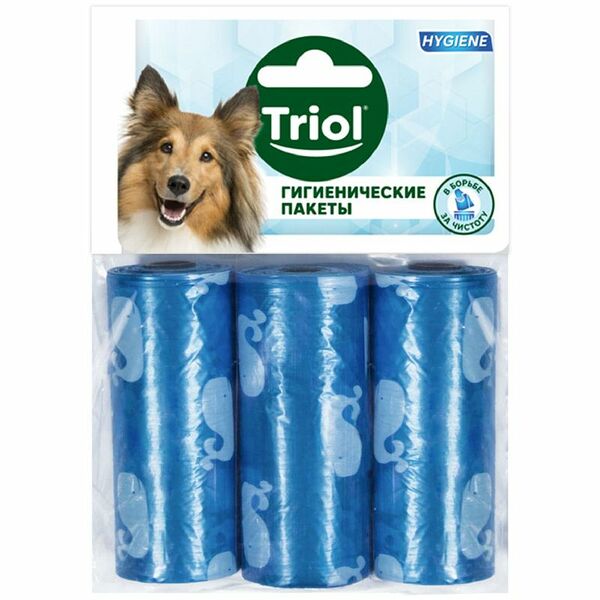 Triol Сменные гигиенические пакеты 15*3 шт в ассортименте