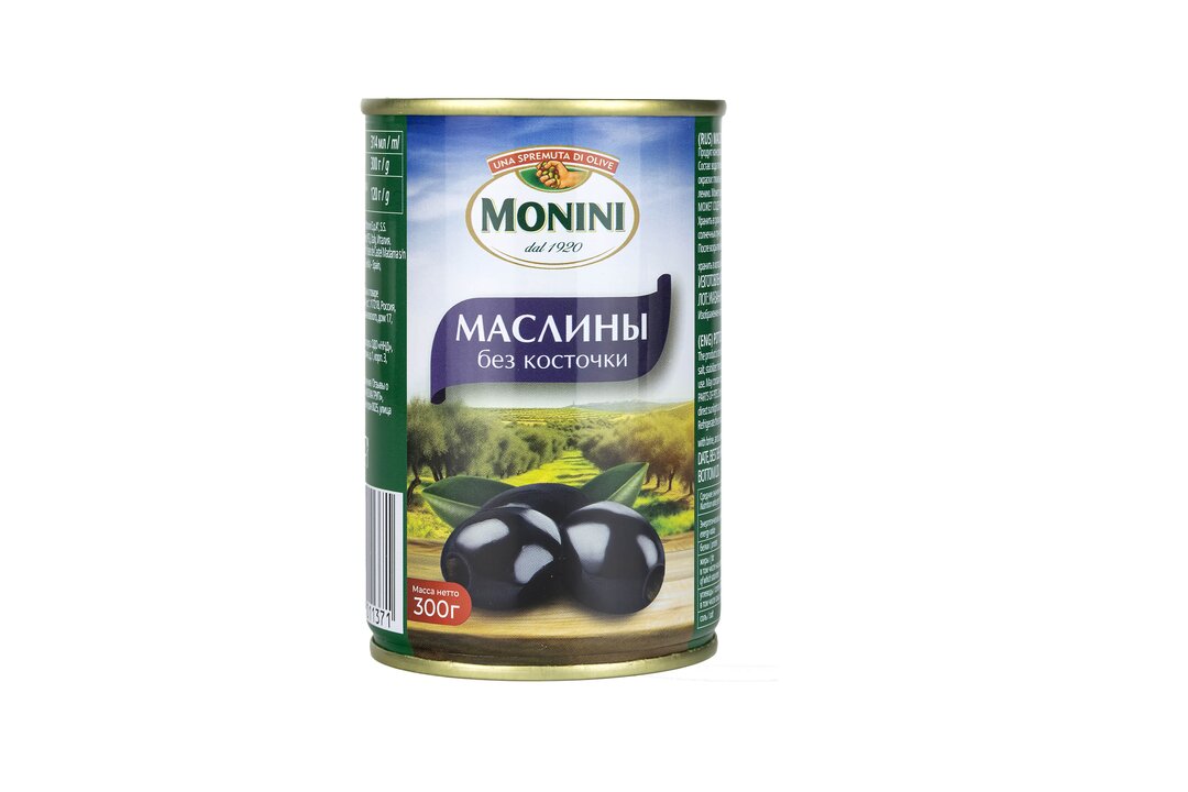 

Маслины Monini без косточки 300 г