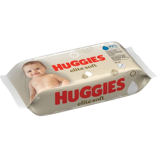 Салфетки влажные Huggies Elite Soft детские 56 шт.