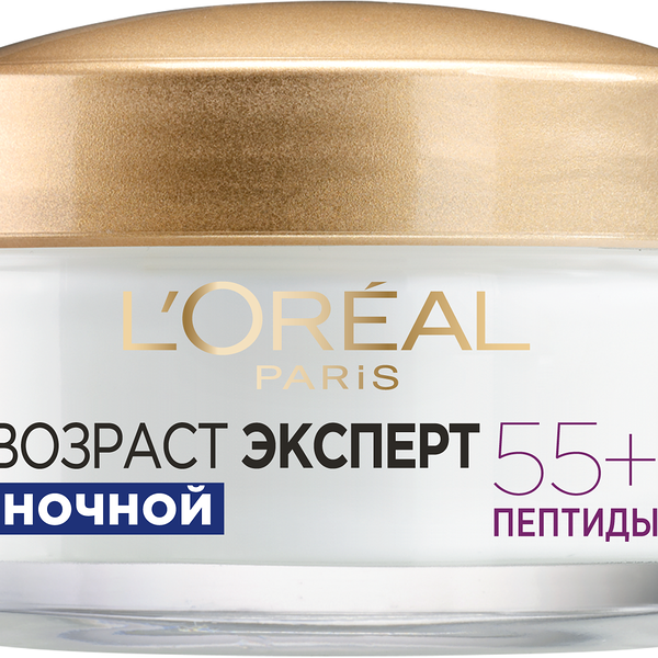 Ночной крем для лица L'Oreal Paris Возраст эксперт 55+ против морщин восстанавливающий 50 мл