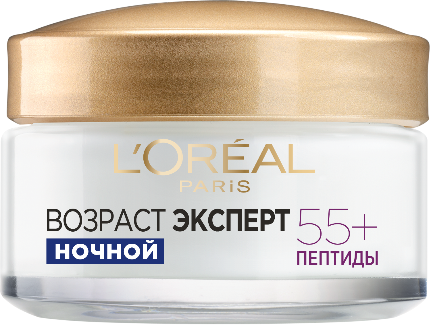 

Ночной крем для лица L'Oreal Paris Возраст эксперт 55+ против морщин восстанавливающий 50 мл