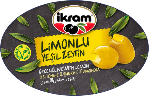 

Оливки с лимоном Ikram зеленые, 100 г