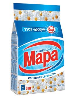 Синтет. моющее ср-во Мара Автомат Узор Чысцiнi Утренняя свежесть универсальный 3кг.