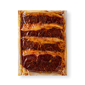 Стейк Стриплойн из говядины в маринаде Кюферстейк вес