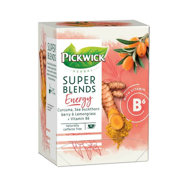 Напиток чайный Pickwick трав с куркумой, облепихой, лемонграссом 15*1,5г