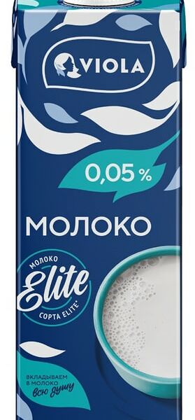 Молоко Viola питьевое 0.05% 1кг