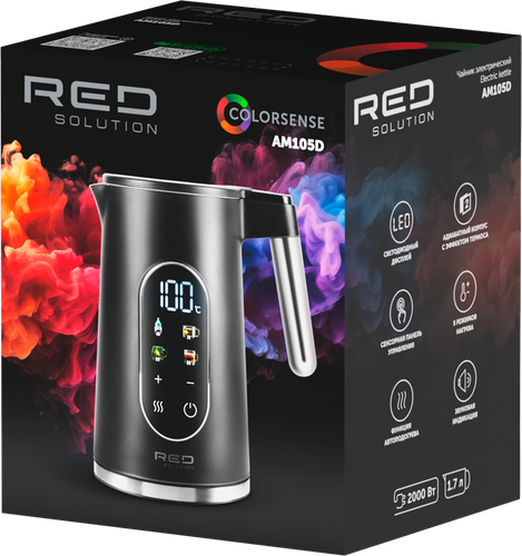

Чайник Red solution colorsense AM105D, 2000Вт, 1.7л