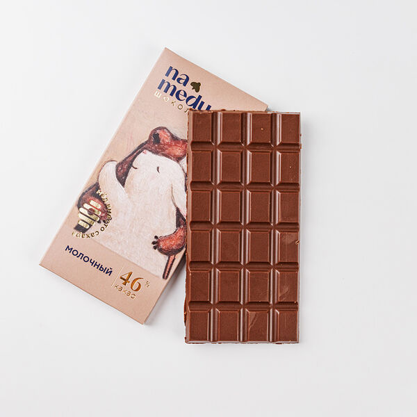 Шоколад на меду молочный Na medu 46% какао 70 г