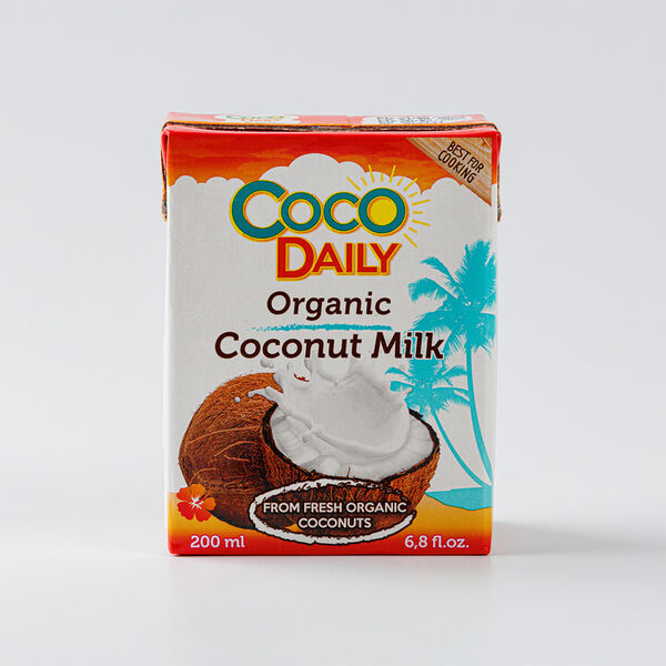 Кокосовое молоко Coco Daily 17-19% (без сахара) 200мл, Филиппины
