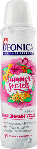

Дезодорант-антиперспирант Deonica Summer Secrets спрей женский 150 мл