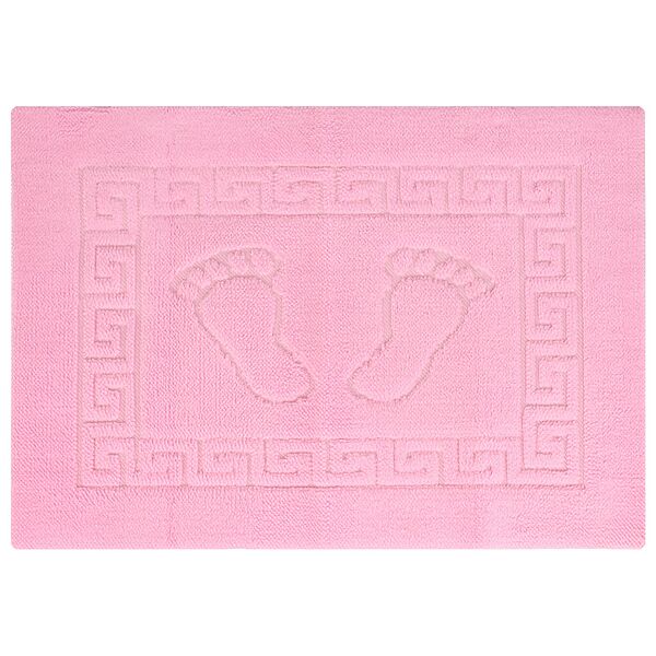 Коврик для ванной комнаты Primanova Foot, 50х70 см, полипропилен, розовый