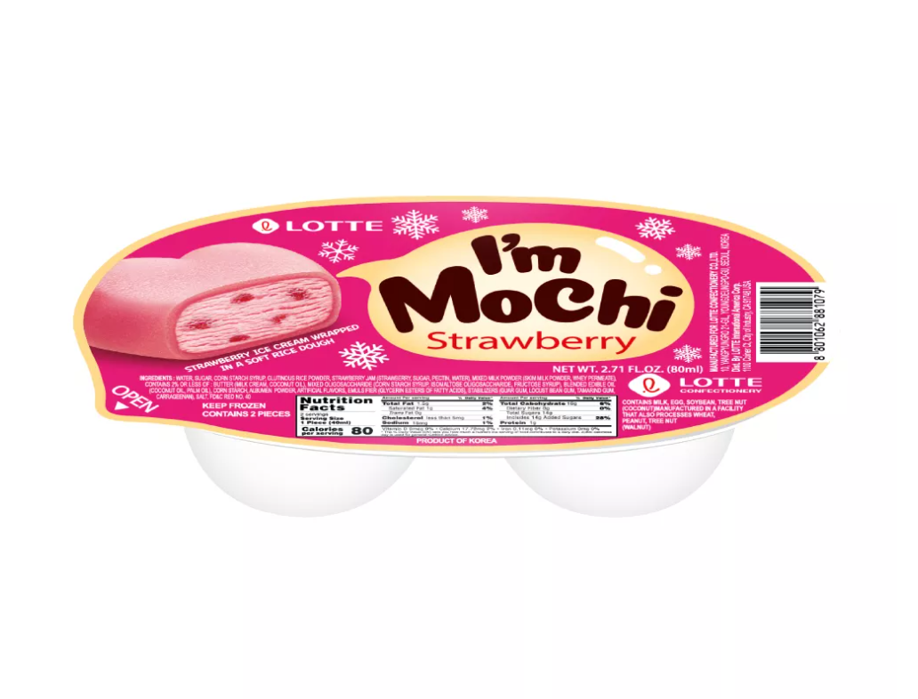 

Мороженое I'm Mochi клубничное Корея 80 г