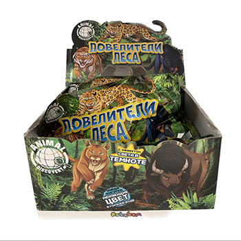 

Фигурки-тянучки животные «Повелители леса» в ассортименте, Sbabam, 1 шт., Китай