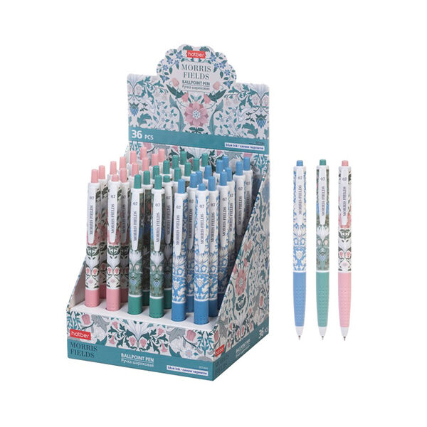 Ручка Hatber шариковая автомат Morris Синяя BP_080005