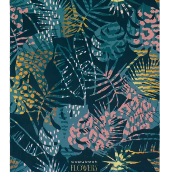 Тетрадь АппликА Тропический микс А5, клетка, 80 л