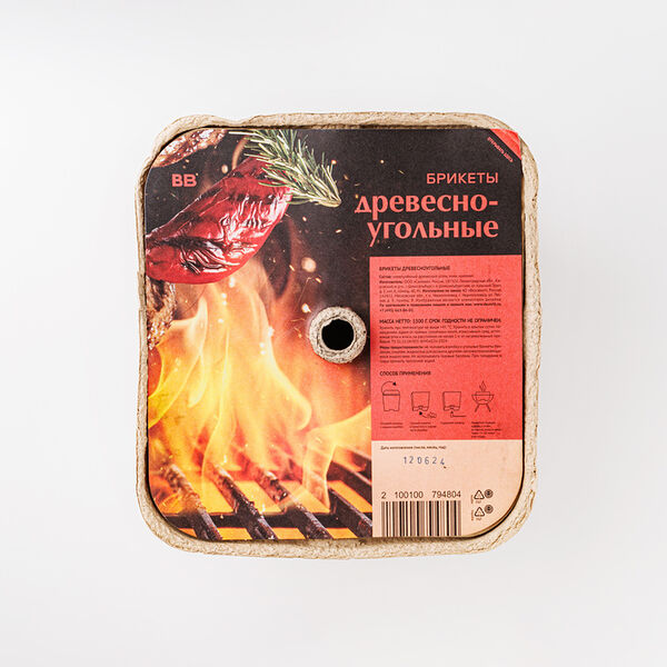 Брикеты древесно-угольные ВкусВилл