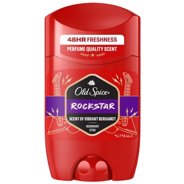 Твердый дезодорант Old Spice RockStar с ароматом бергамота 50 мл