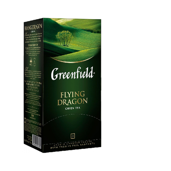 Чай зеленый Greenfield Flying Dragon в пакетиках 25шт x 2г