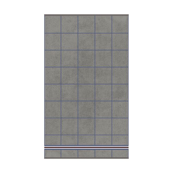 Полотенце махровое DМ Прайм Grafica, 50х80 см, пестротканное, хлопок, серый