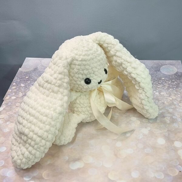 Игрушка ручной работы зайка обнимайка