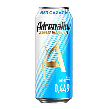 Энергетический напиток Adrenaline Rush Zero без сахара
