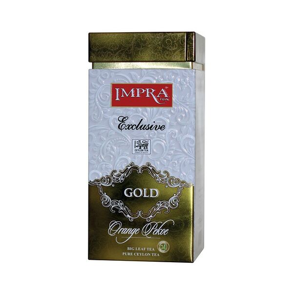 Чай черный байх цейл кр/л Impra Gold Orange Peko ж/б 200г