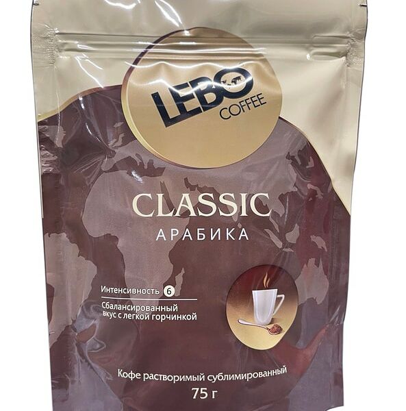 Кофе растворимый Lebo Классик 75г