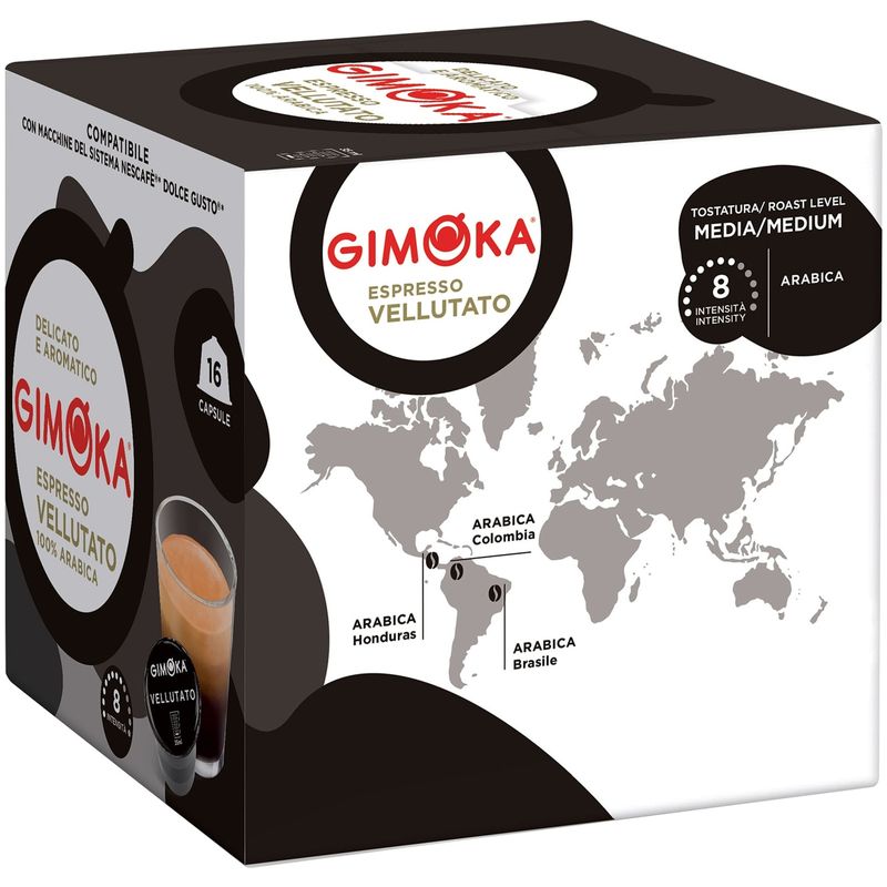 

Кофе в капсулах Gimoka Dolce Gusto Espresso Vellutato 16 шт., 112 г