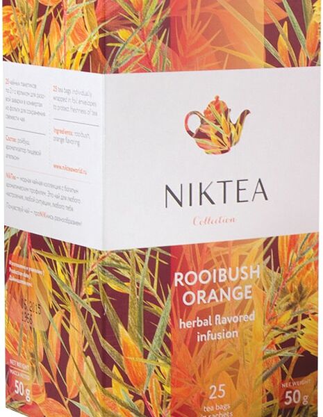 Напиток чайный Niktea Ройбуш Оранж 25*2г