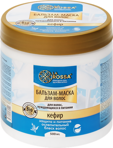 

Бальзам для нуждающихся в питании волос LA ROSSA Кефир, 500 мл