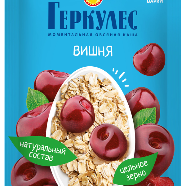 Каша овсяная Русский Продукт с вишней, порционная 1 шт.
