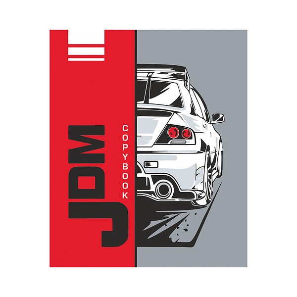Тетрадь  48л клетка  Машины JDM-1 арт 48.100