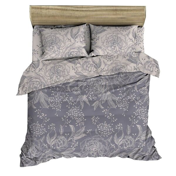 Комплект постельного белья Bouquet, Евро, нав. 50х70 см, перкаль, диз. 345