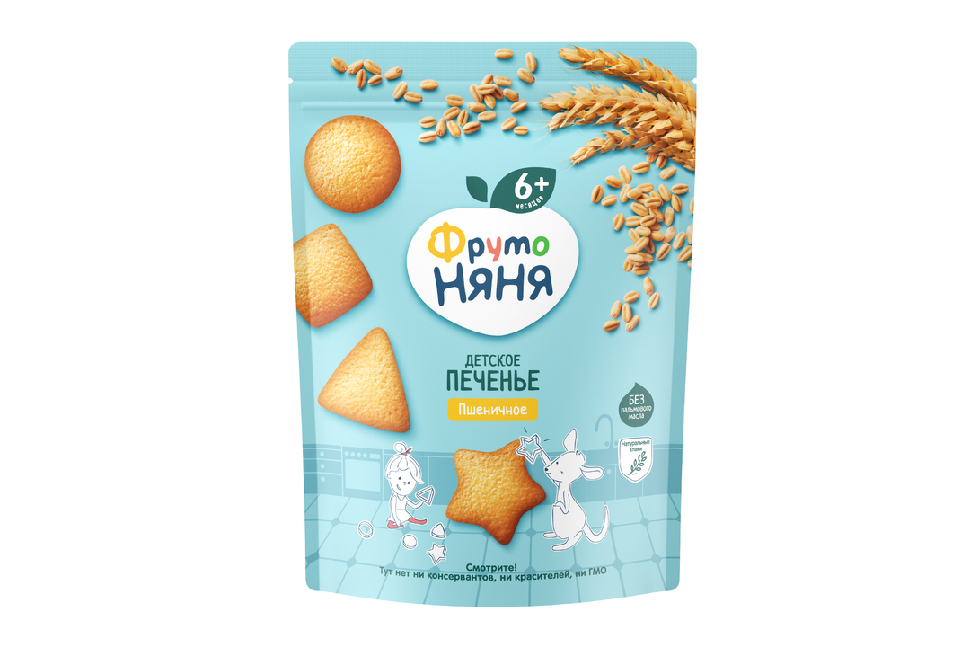 

Детское печенье ФрутоНяня пшеничное с 6 месяцев 120 г