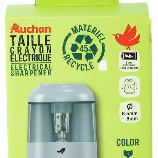 Точилка АШАН Красная птица электрическая, 1 шт в ассортименте