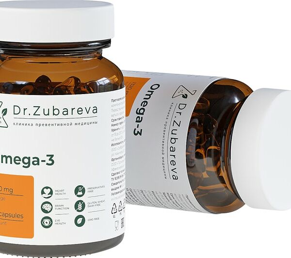 БАД Dr. Zubareva Омега 3 в капсулах 1320 мг 60 капсул