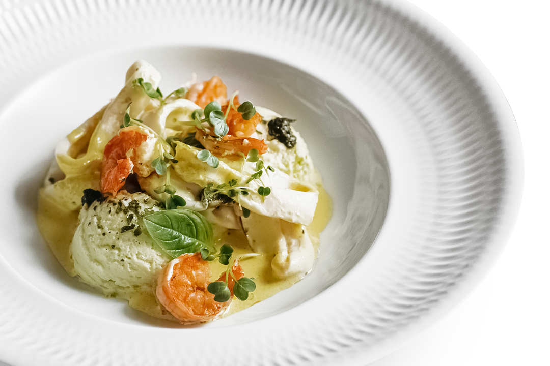 

Морепродукты ВкусВилл в лимонном соусе с пюре Васаби 300 г