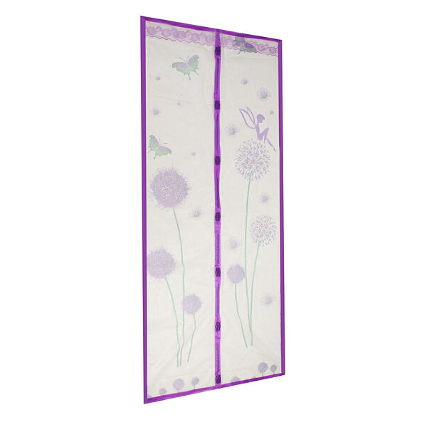 Inbloom сетка москитная для дверей на магнитах, цветы, 0.9х2.1м, полиэстер