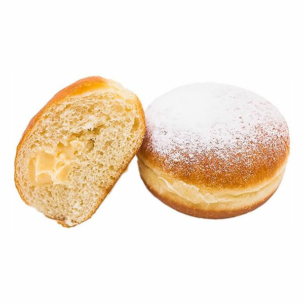 Пончики Берлинские с ванильным кремом 2шт