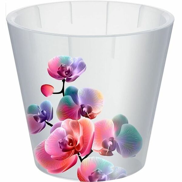 Горшок для орхидей с дренажной вставкой , 16 см, 1,6 л