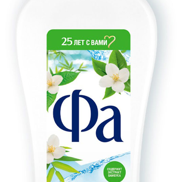 Гель для душа Fa Натуральная свежесть аромат белого чая