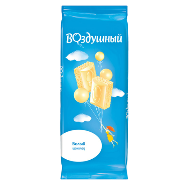Шоколад Воздушный белый пористый 85г