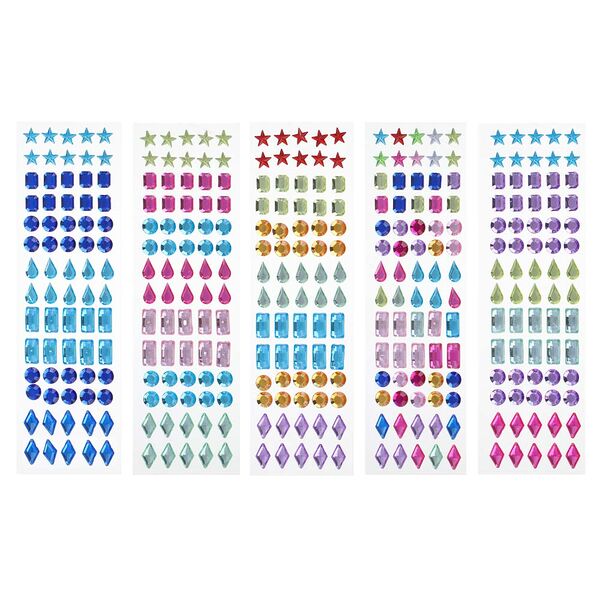 Fntastic набор наклеек декоративных, 26x7 см, пластик, формовые стразы, в ассортименте