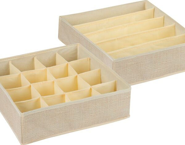 Набор коробок для хранения Leonord 32*32*10см 2шт