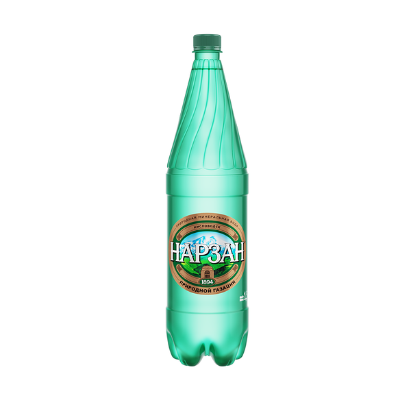 Вода минеральная Нарзан лечебно-столовая газированная 1.5 л