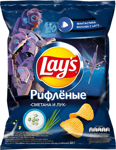 Картофельные чипсы Lay's Сметана и Лук 225 г