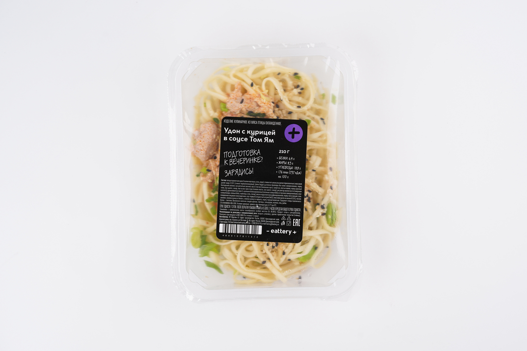 

Удон Eattery с курицей в соусе Том Ям 210 г
