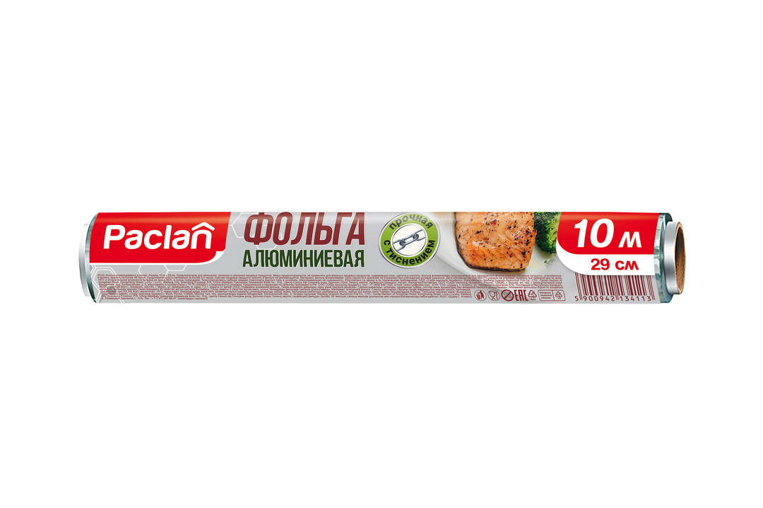 

Фольга алюминиевая Paclan Extra Strong 29 см х 10 м