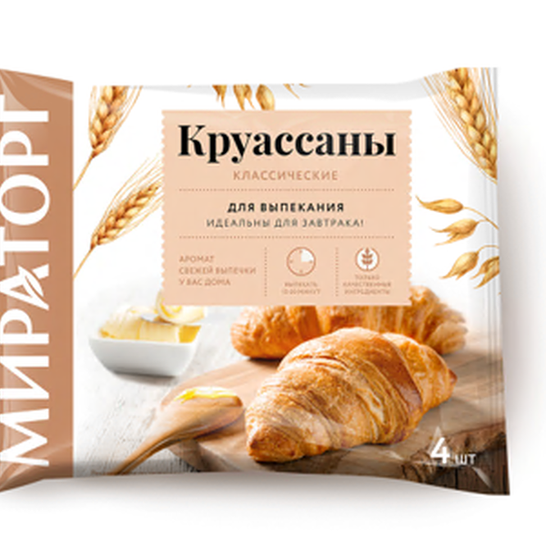 Круассаны Мираторг Классические для выпекания 280г