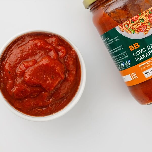Соус для макарон с кусочками томатов